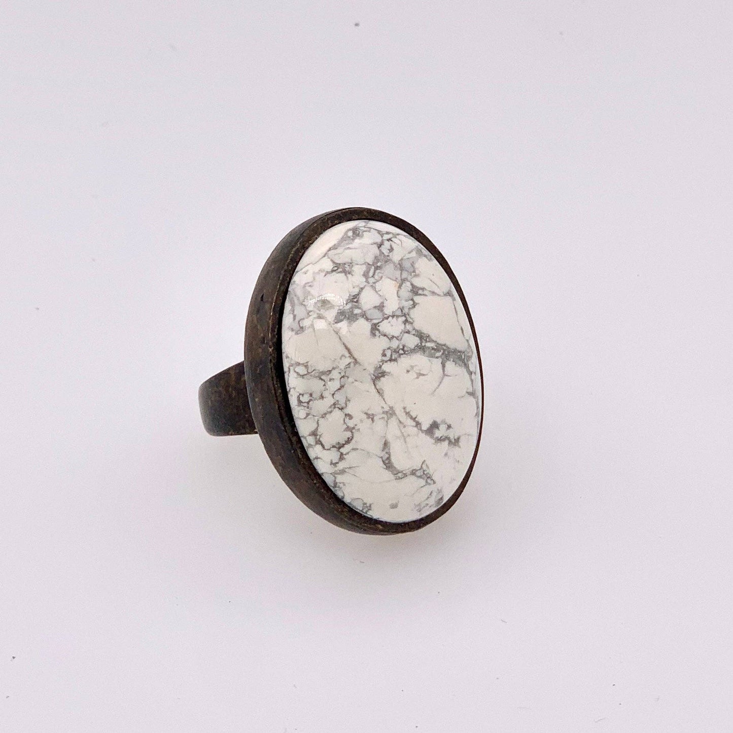 Single Oval Stone Ring