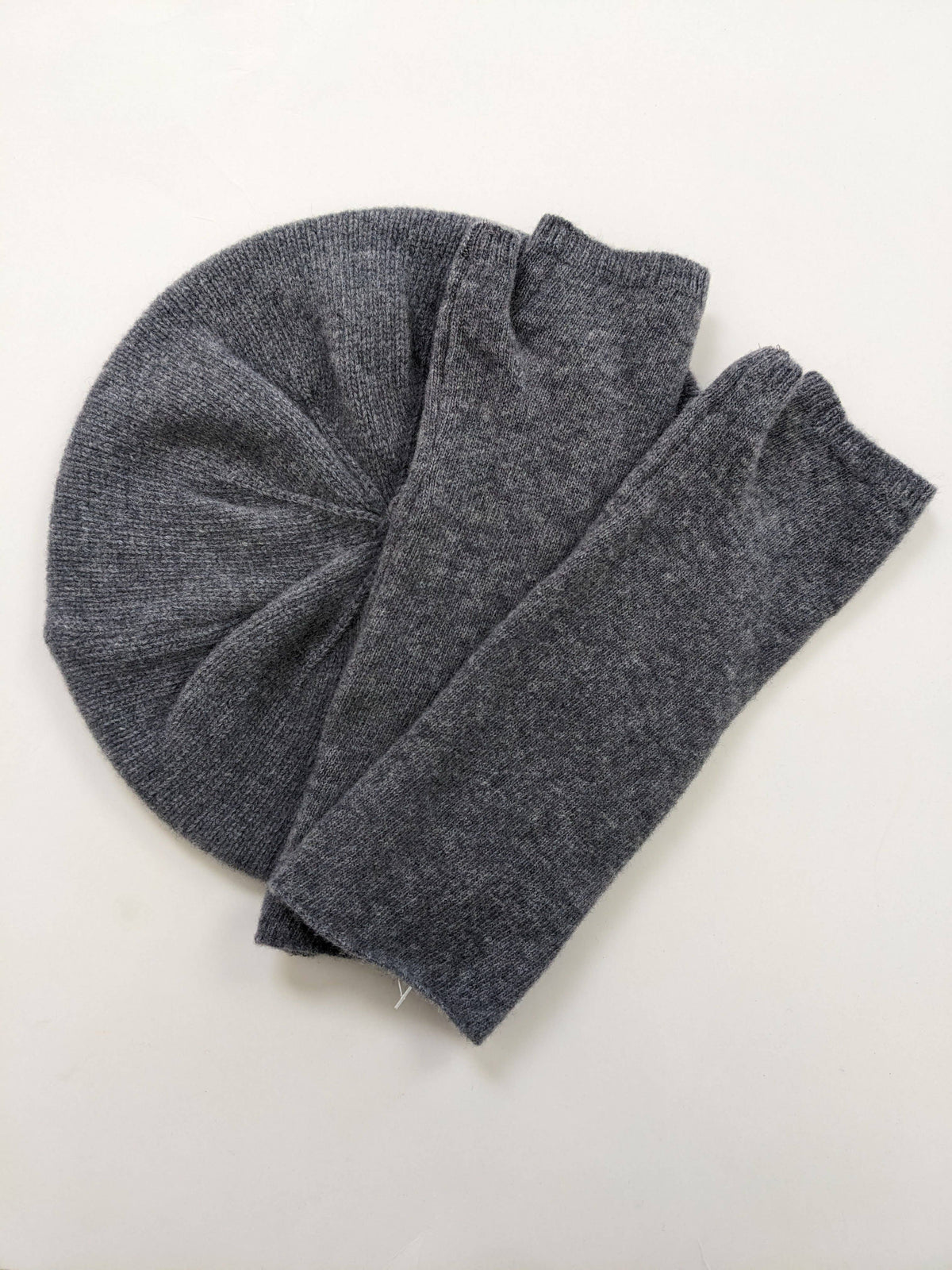 Merino Wool Fingerless Mittens, Knitted Hand Warmers