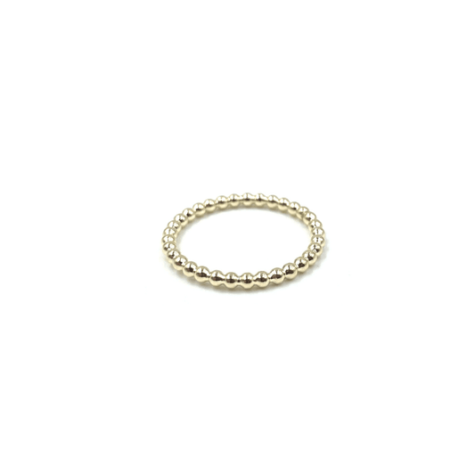 Resort Collection Gold Small Round Stone Ring - Waterproof