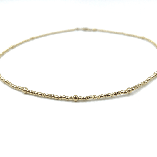 #W - 2mm 14k Gold Filled Waterproof Necklace