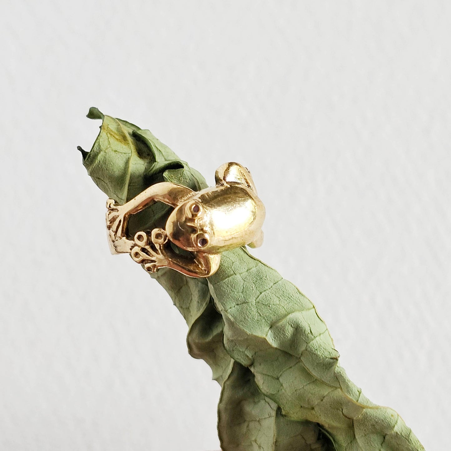 Brass Frog Ring