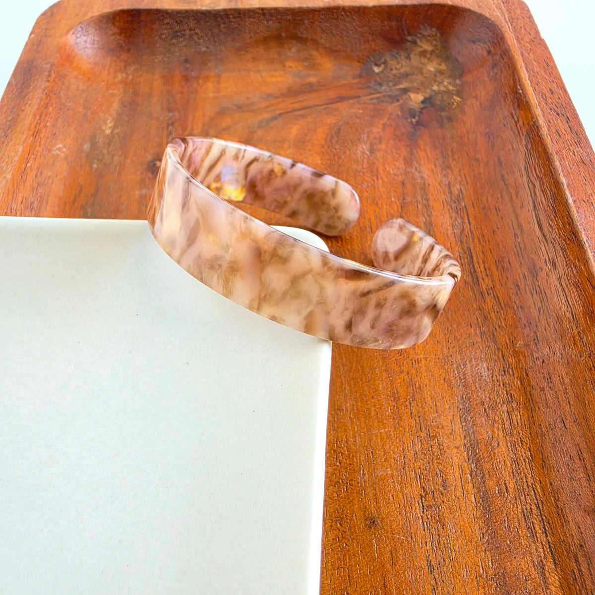 Brynn Bracelet - Shimmering Taupe - Small // Cuff Bangle