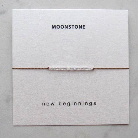 Rainbow Moonstone Bracelet- New Beginnings