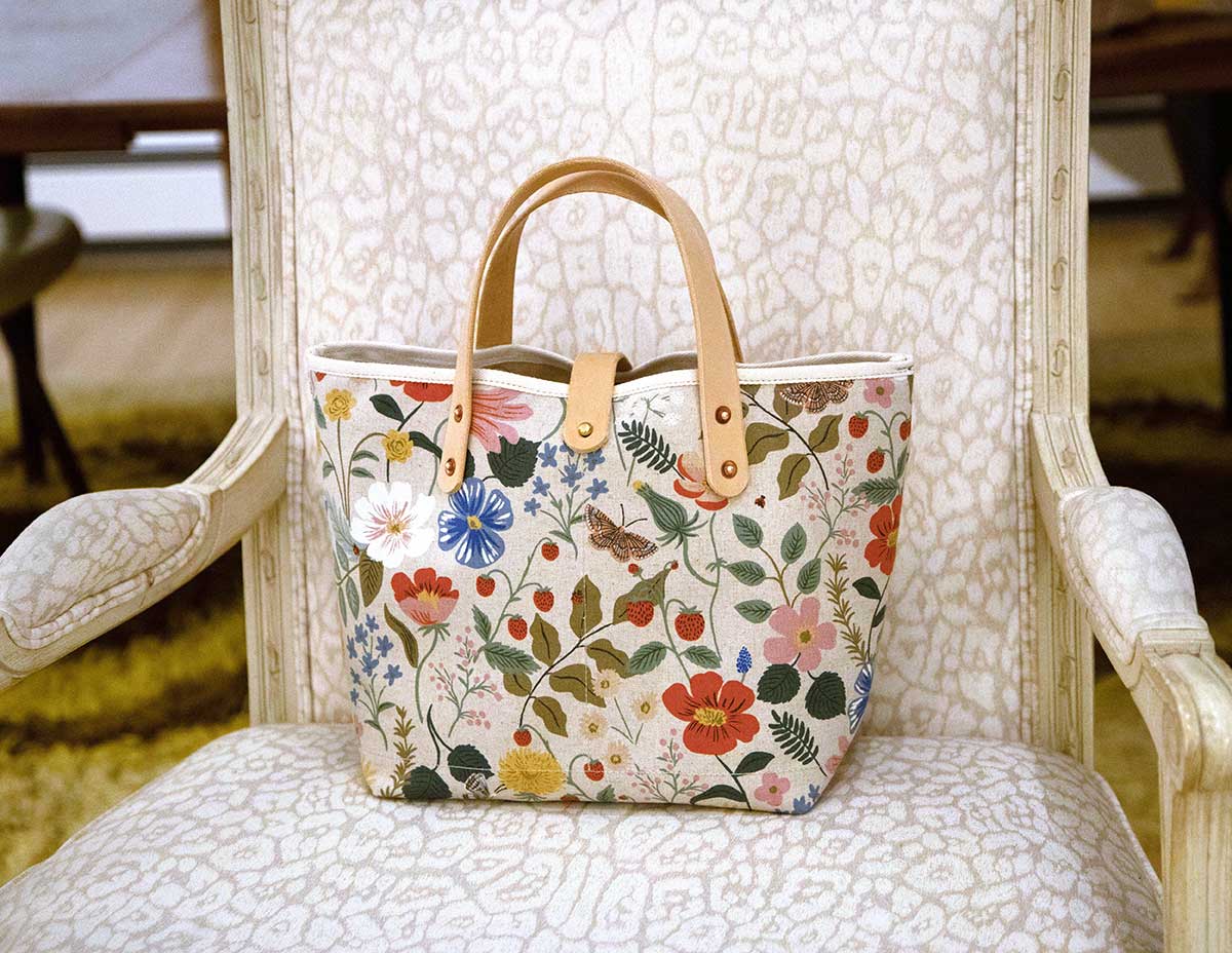 Spring Meadow Canvas All Day Mini Tote