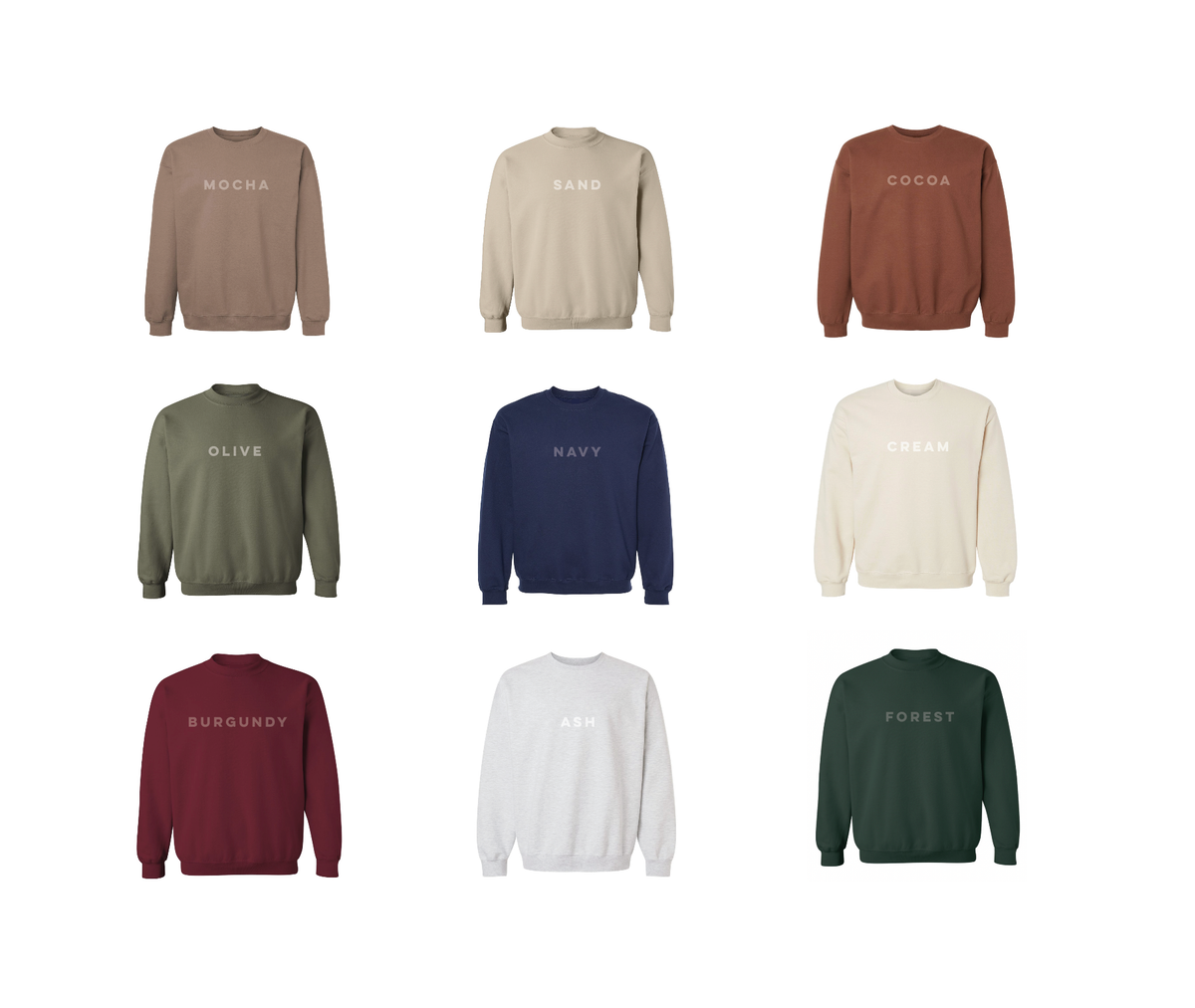 Custom Embroidered Sweatshirt - Unisex Personalised