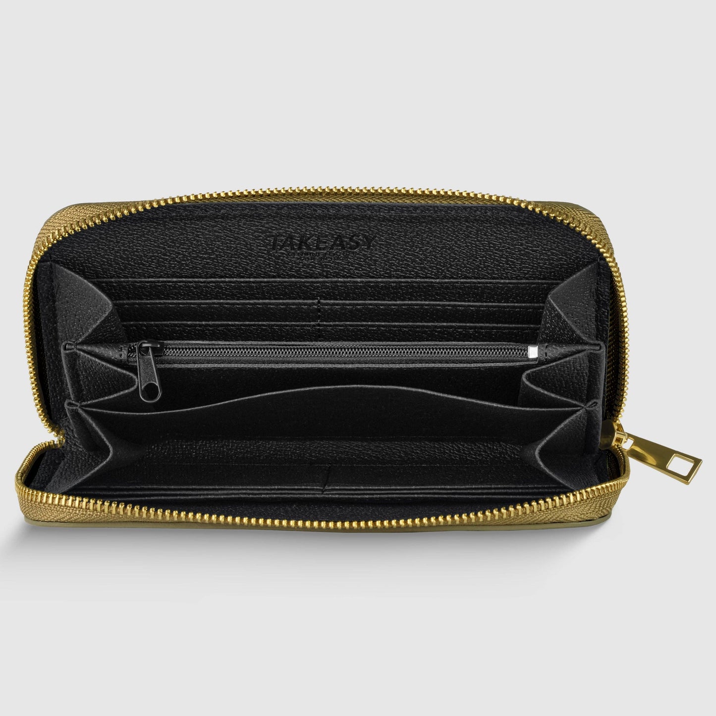 Italian Genuine Metallic Calf Leather Wallet 651088