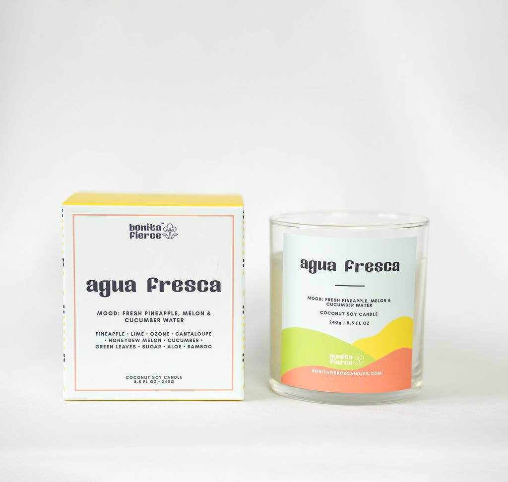 Agua Fresca Candle | Pineapple Melon & Cucumber Water Candle
