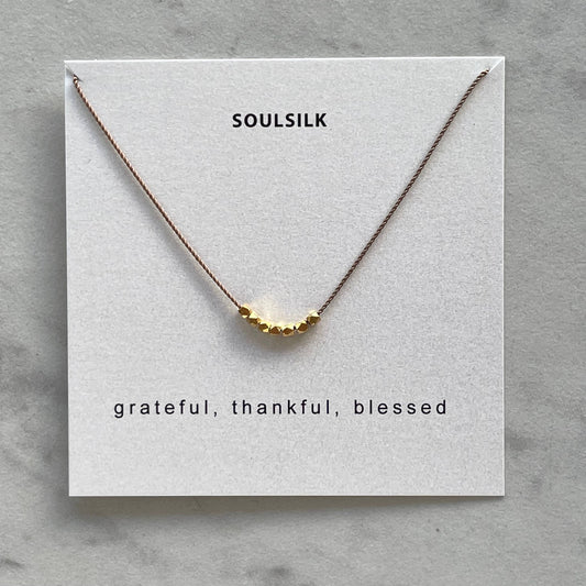 Floating Gold Nuggets Necklace