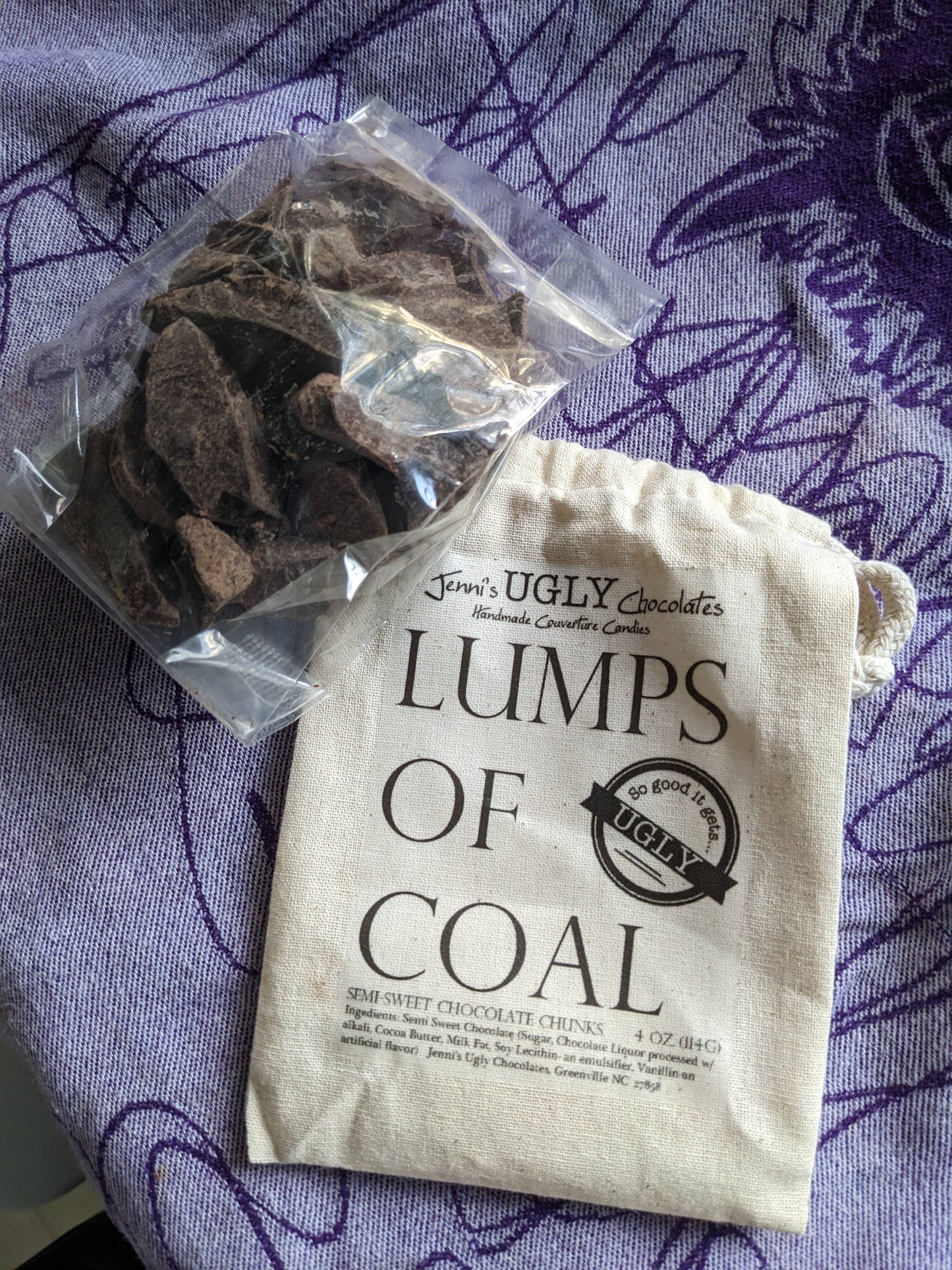 Chocolate Lumps of Coal - Holiday Stocking Stuffer
