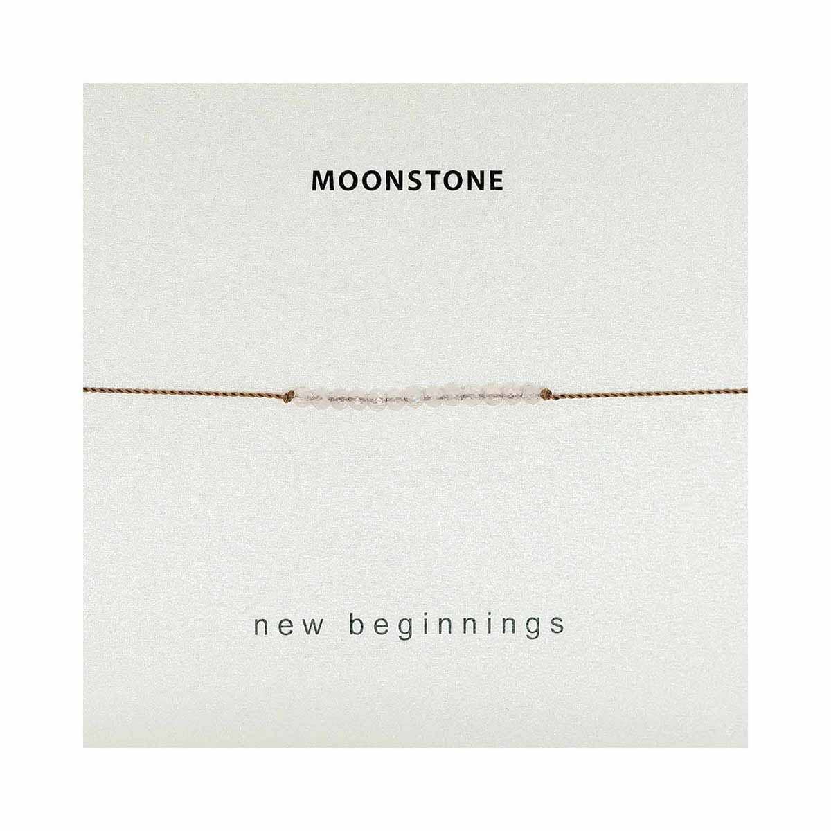 Rainbow Moonstone Bracelet- New Beginnings