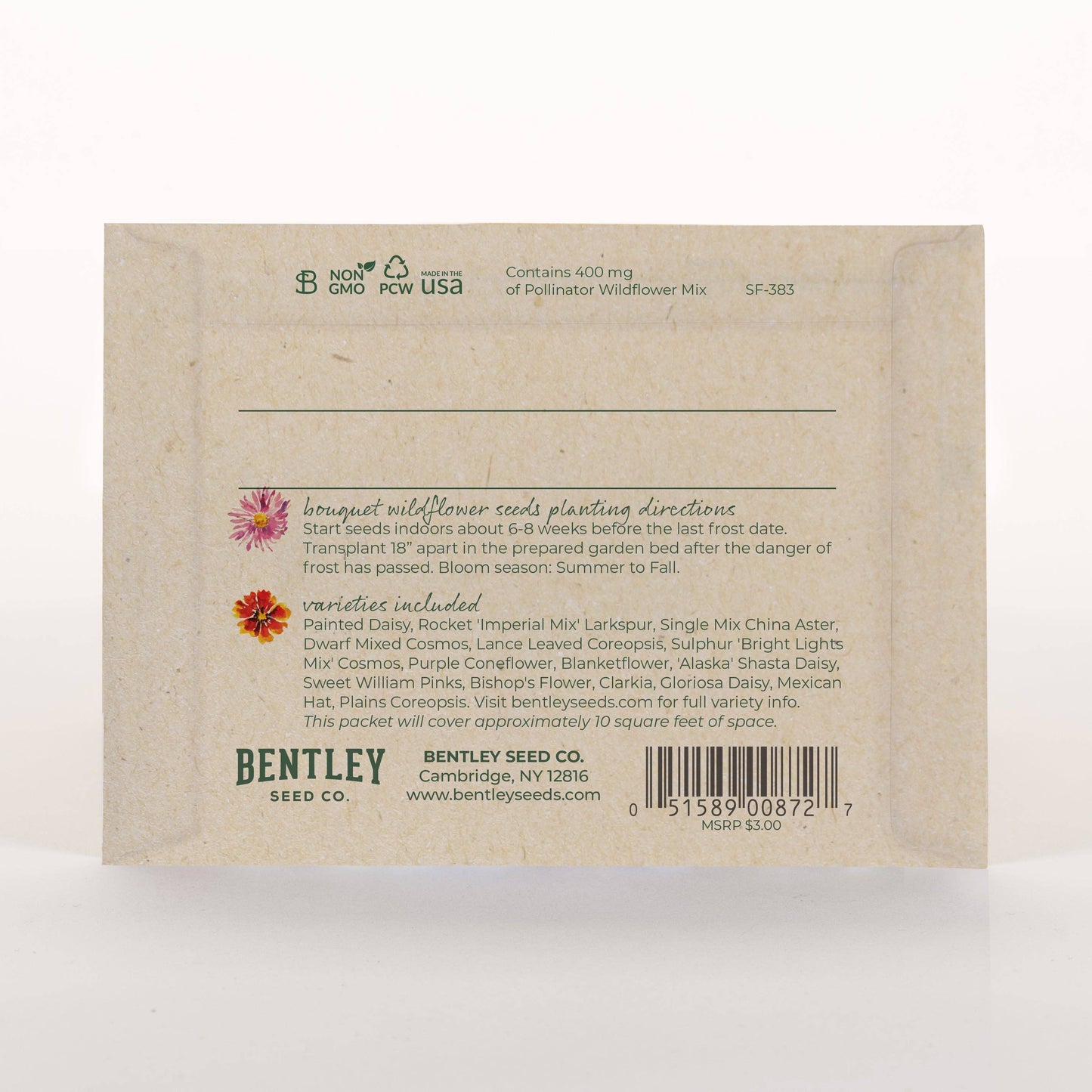 Thinking of You Bouquet - Wildflower Mix Seed Packets