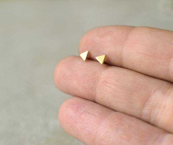 Tiny Triangle Studs - #TD2