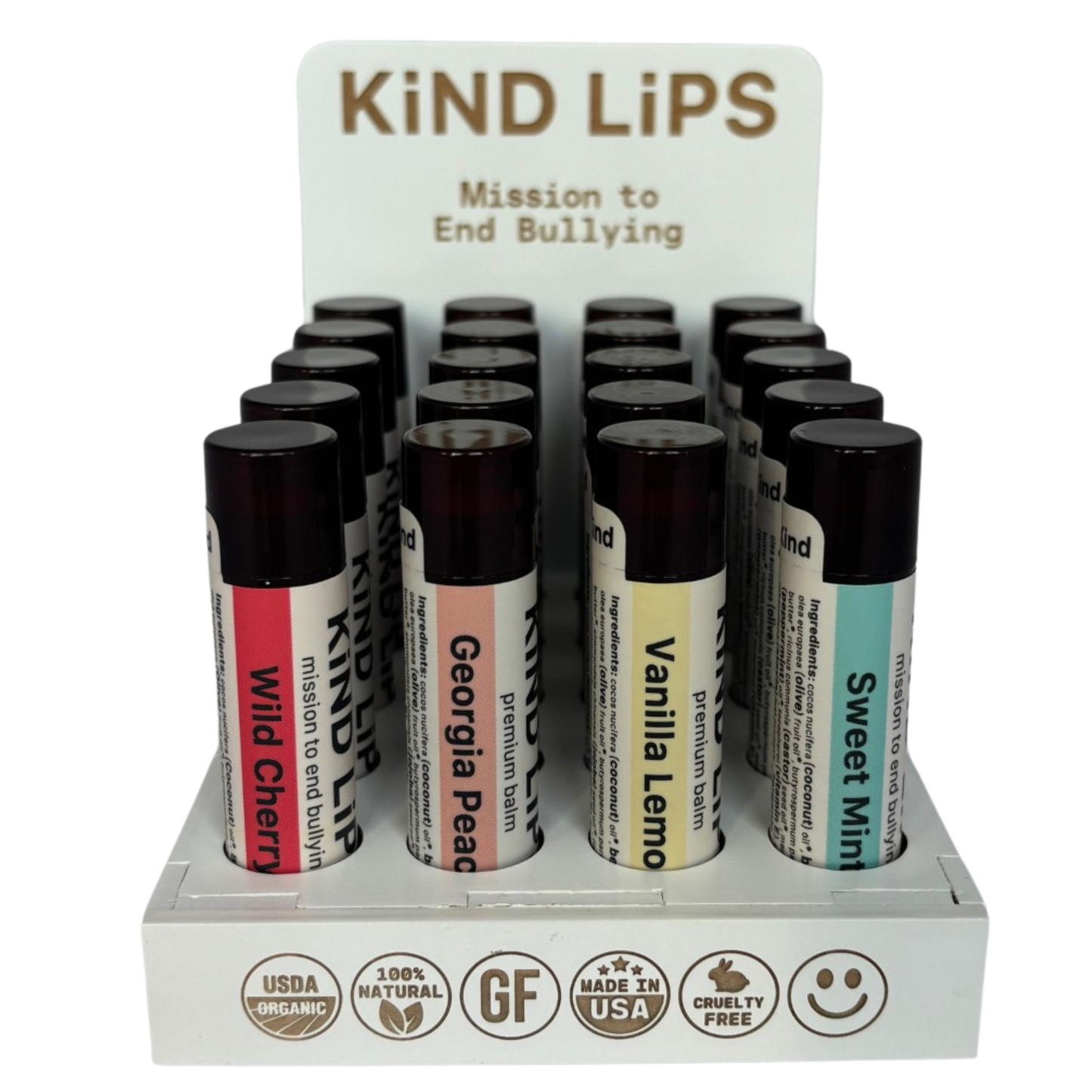 Kind Lips Organic Lip Balm | 4 Flavors