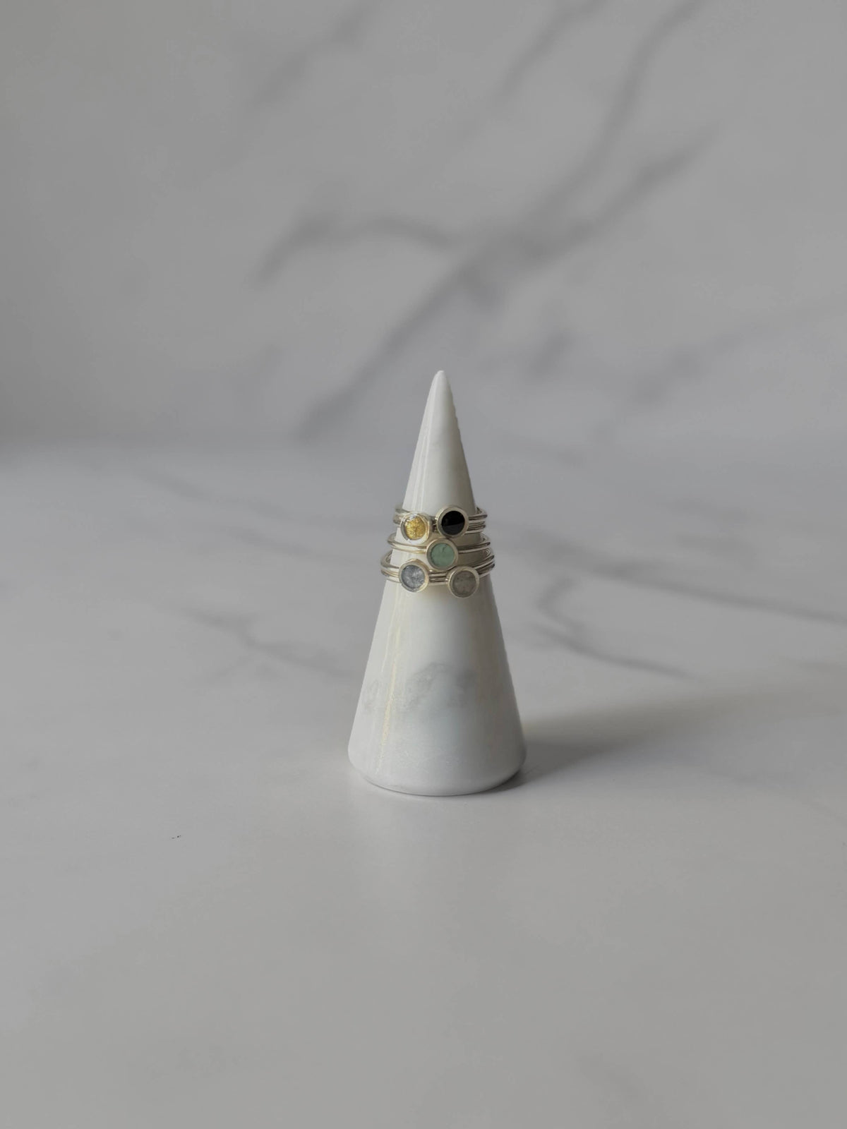 Onyx Solitaire Ring