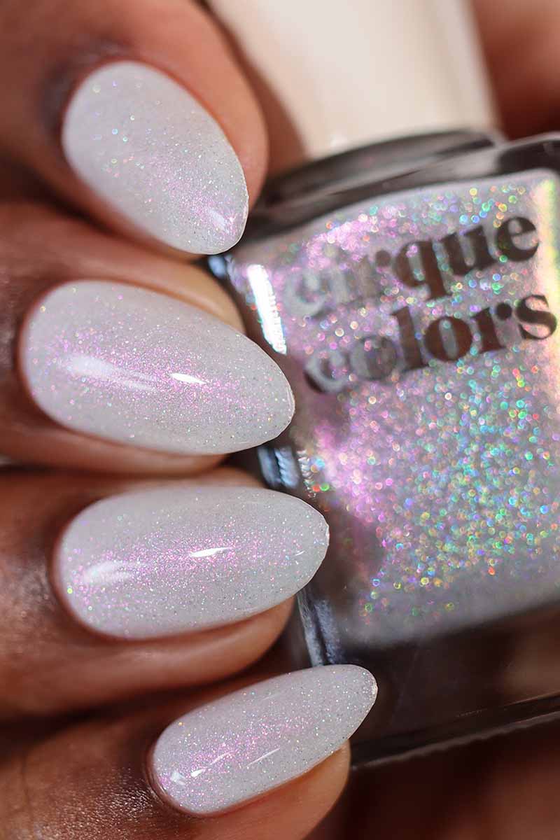 Serendipity | White Shimmergraphic™ Nail Polish