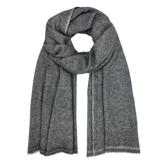 Herringbone Handloom Cashmere Scarf
