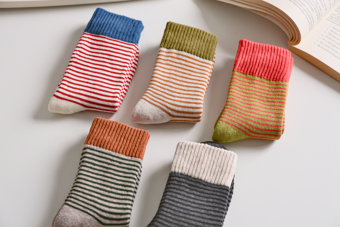 Striped Cotton Socks