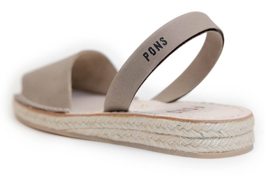 Pons Classic Espadrille Taupe