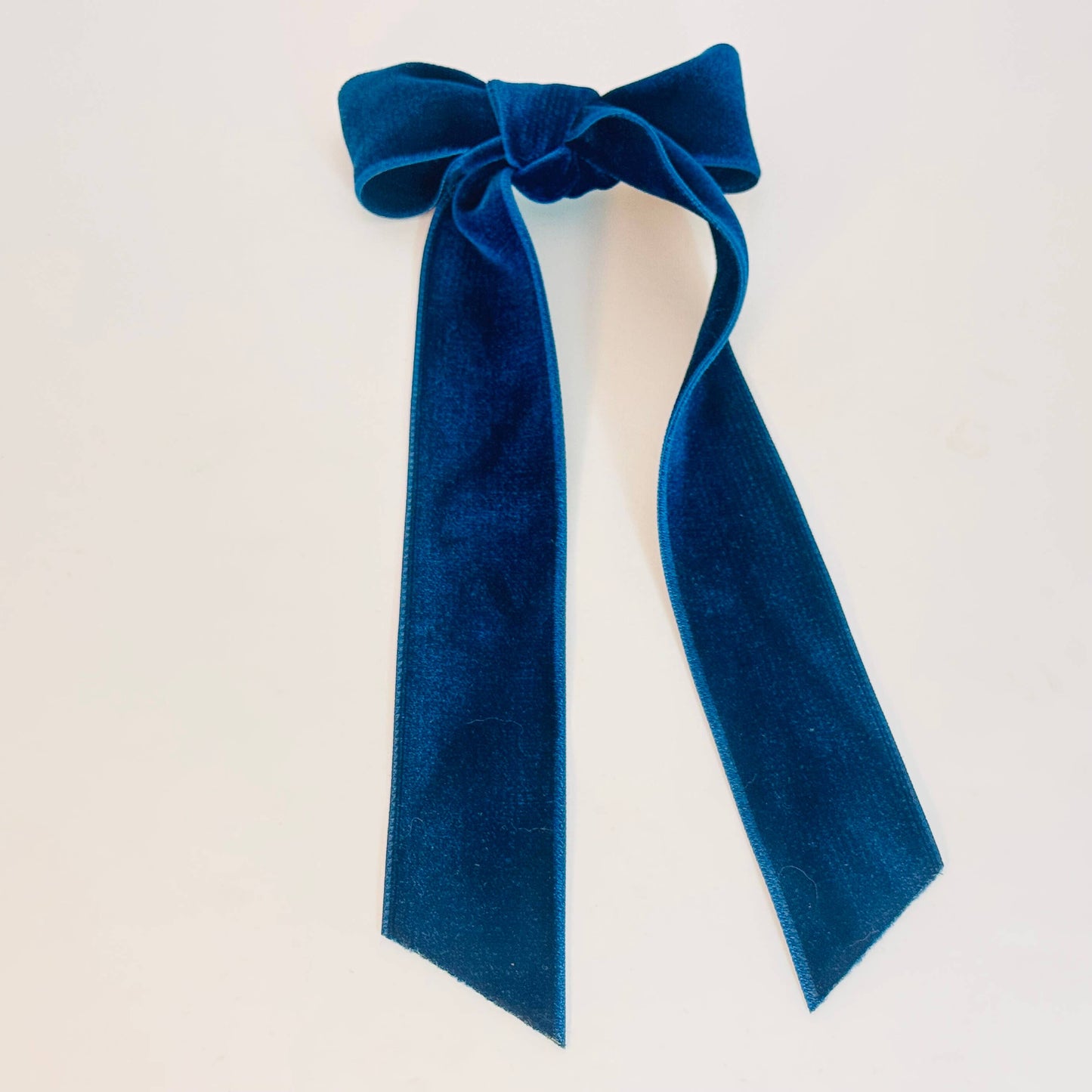 Japanese DoubleSided 1.5" Velvet Ribbon Hair Bow Barrettes