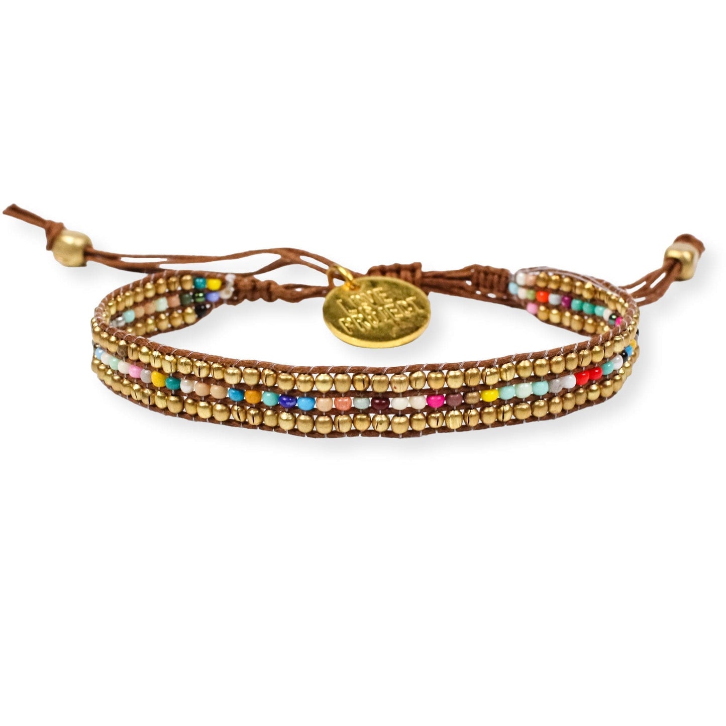 Skinny Gold Darjeeling Rainbow Bracelet SGR