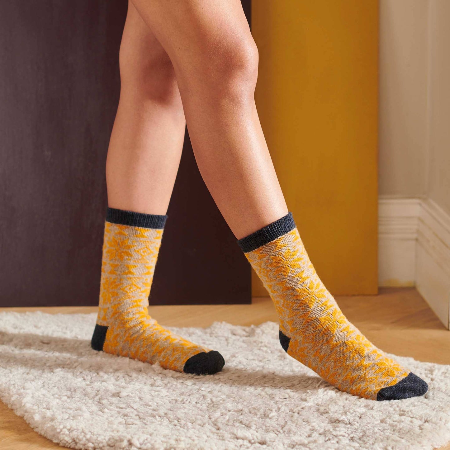 Lambswool Crew Socks
