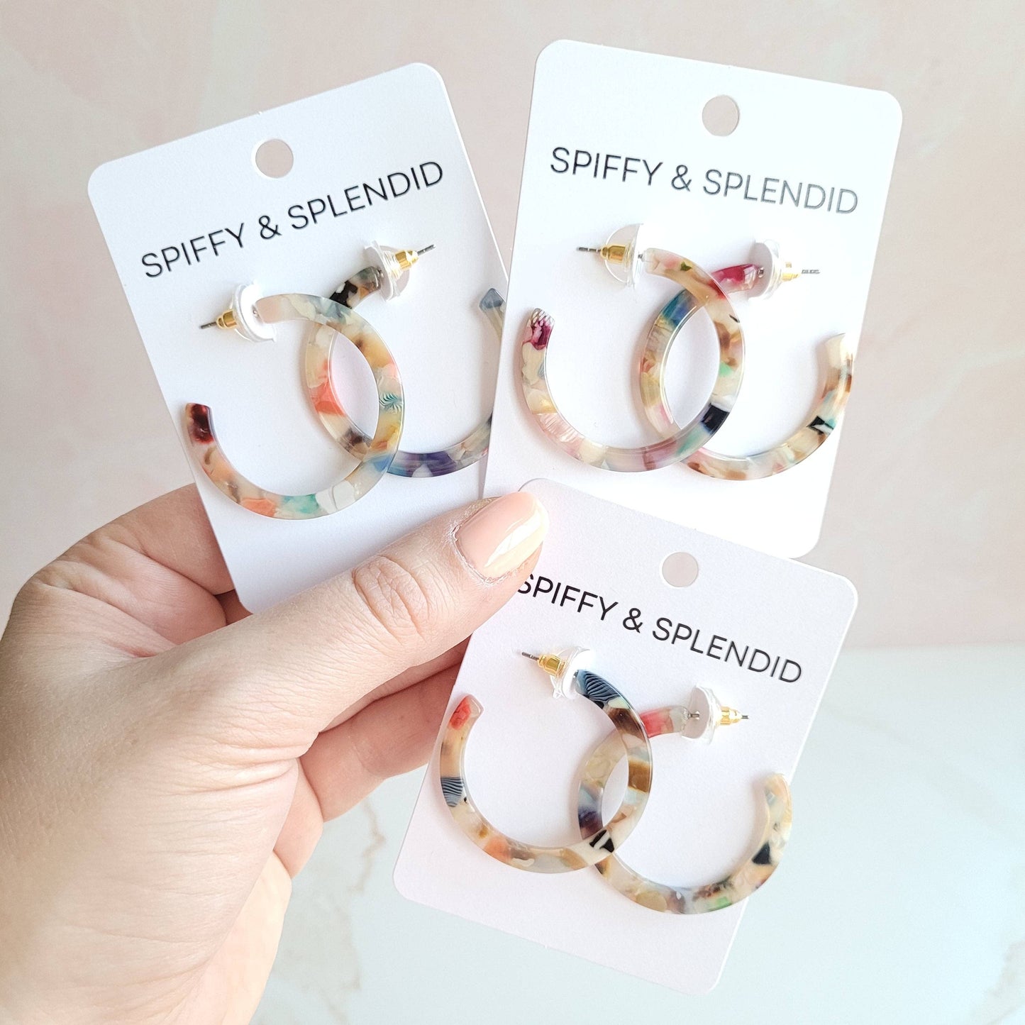 Camy Hoops - Multicolor // Jewelry, Earrings, Gift