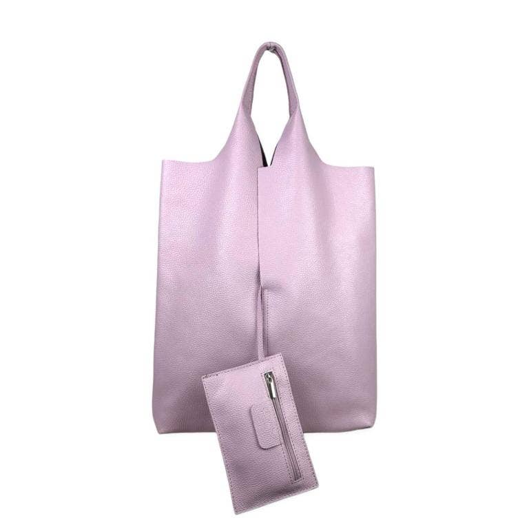 Leather University Shopper Bag with Extra Coin Pocket