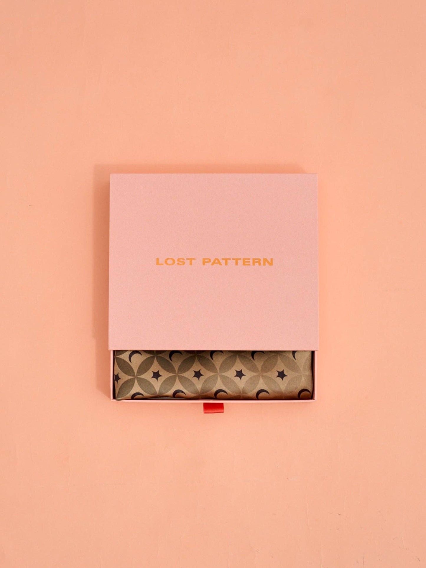 "Moonlit Stars" Silk Bandana Scarf - Gold