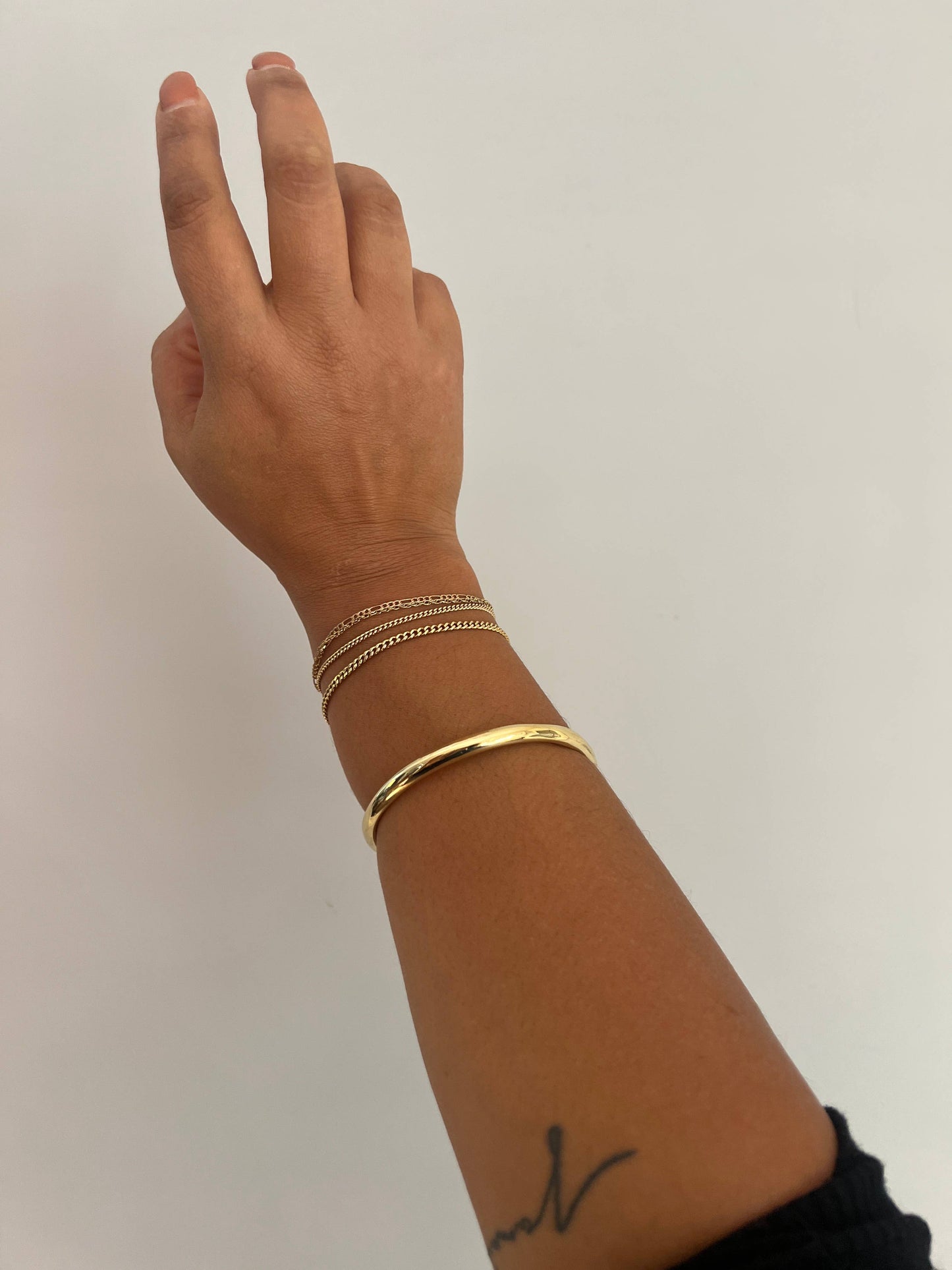 Solid Brass Cuff Bracelet (#Oc06)