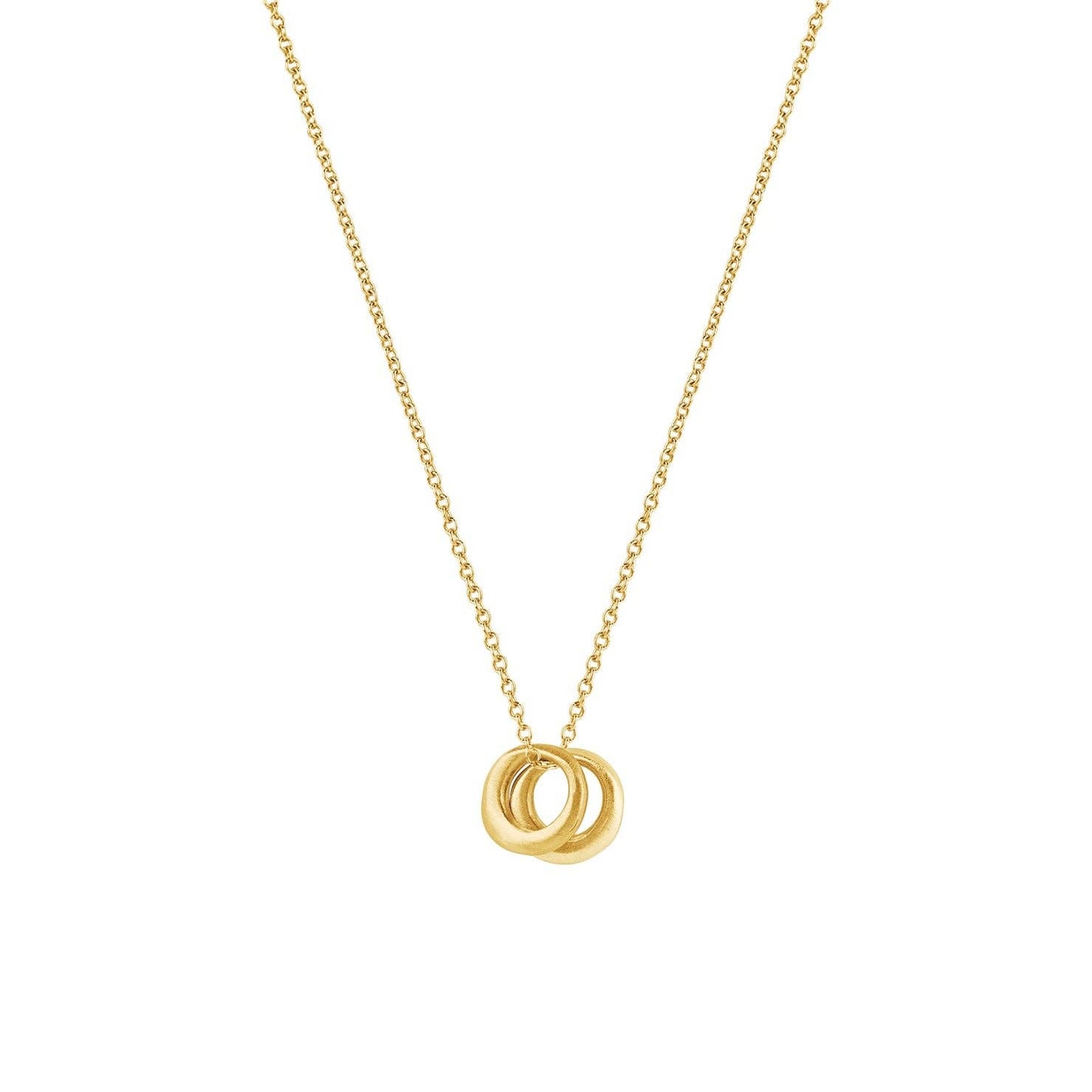Two little circles necklace