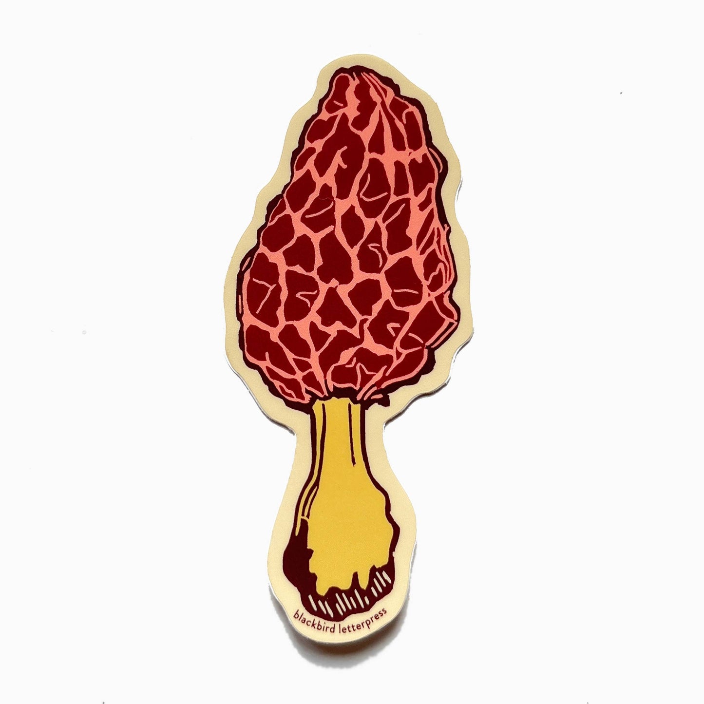 Morel mushroom sticker