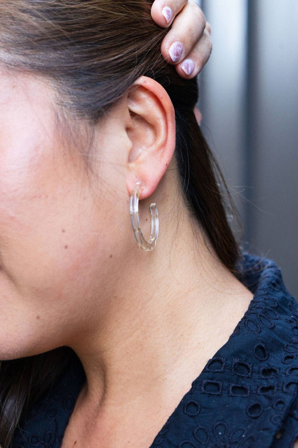 Camy Hoops - Gold Foil // Jewelry, Earrings, Holiday