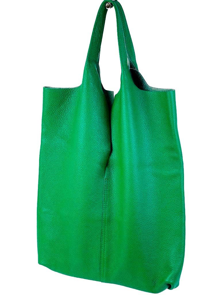 Leather University Shopper Bag with Extra Coin Pocket