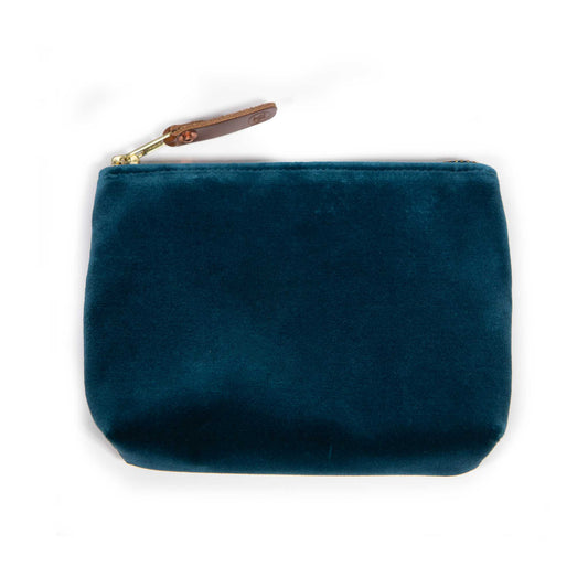 Velvet Jewel Pouch- Peacock