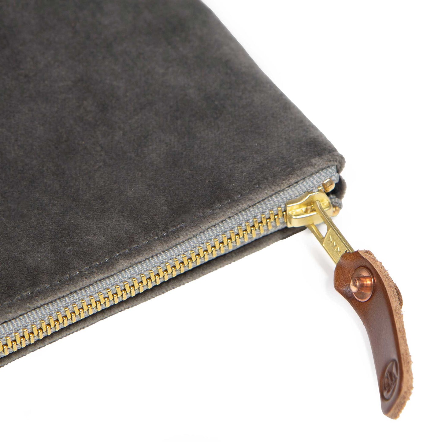 Velvet Jewel Pouch- Smoke