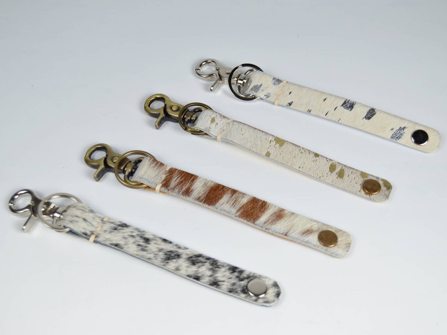 Keyring Cowhide Hairon Leather