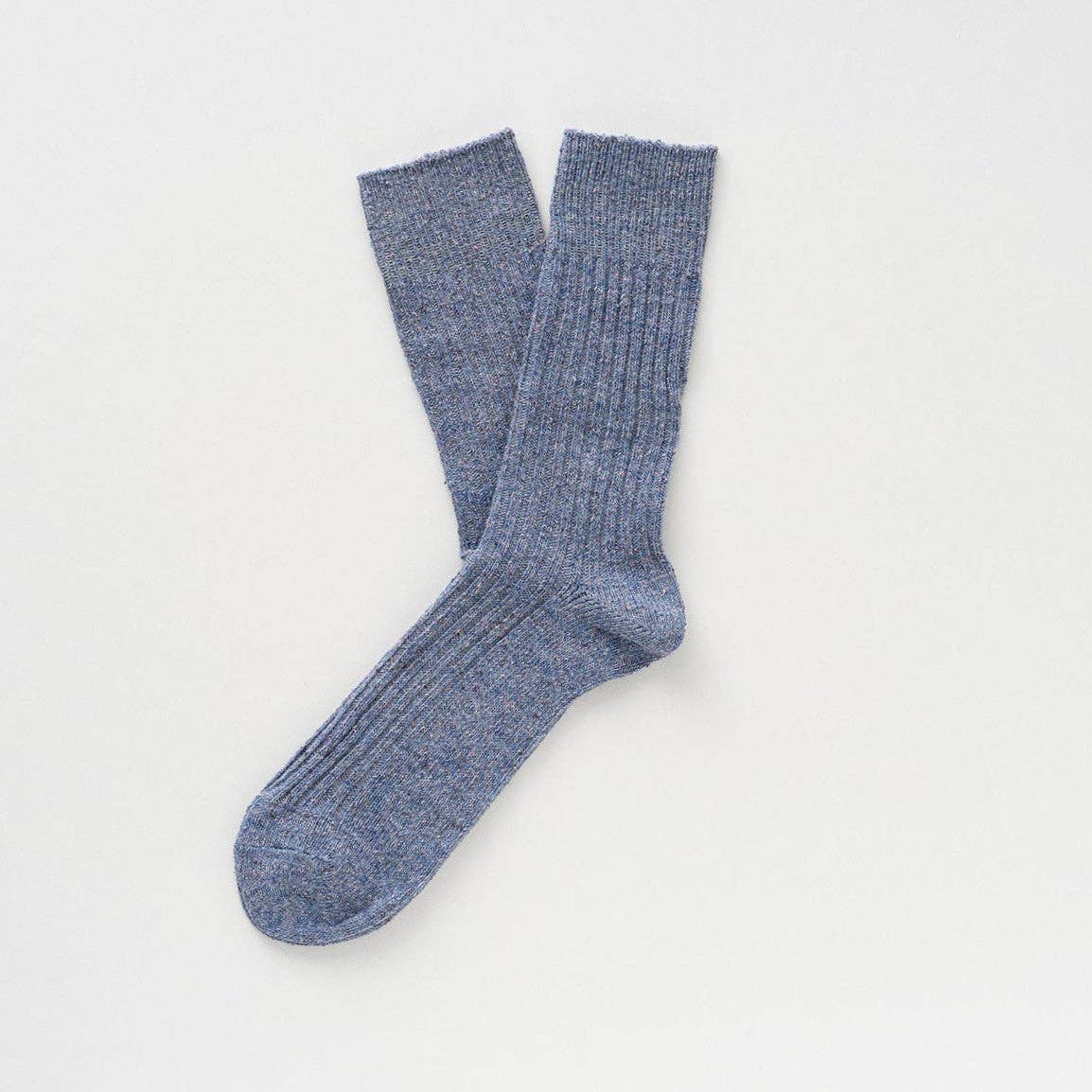 KLUE Silk and Wool DUST STAR socks | Sky Blue