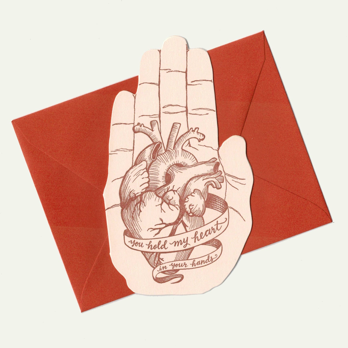 Heart in your hand card