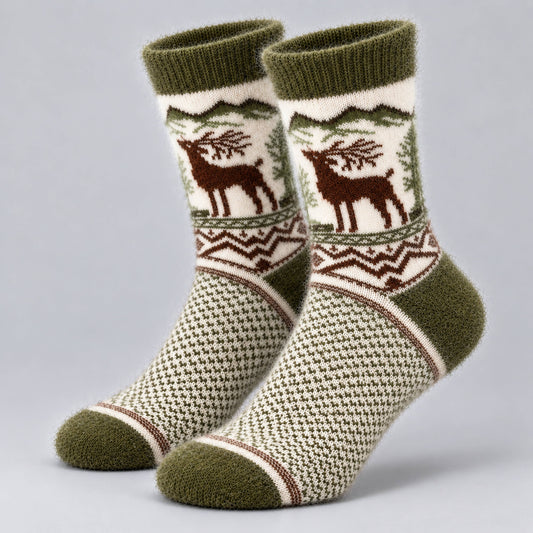 Angora / Bamboo Socks – Malus Mocha