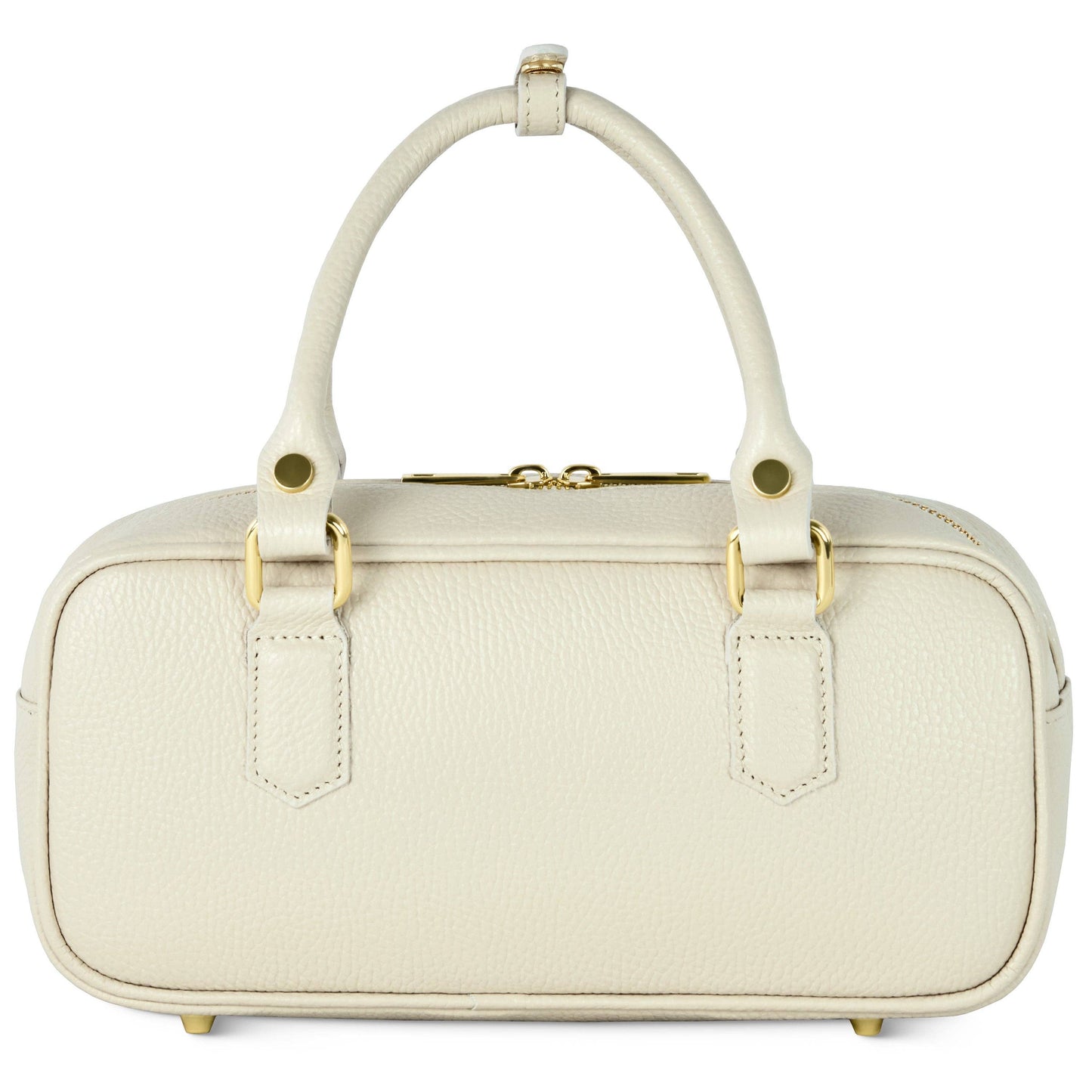 Italian Genuine Calf Leather Top-Handle Bag