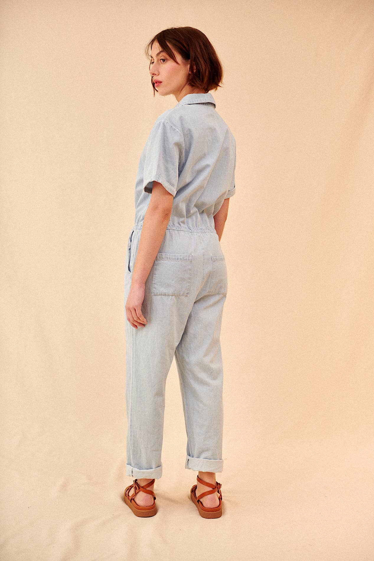 NUAGE chambray jumpsuit