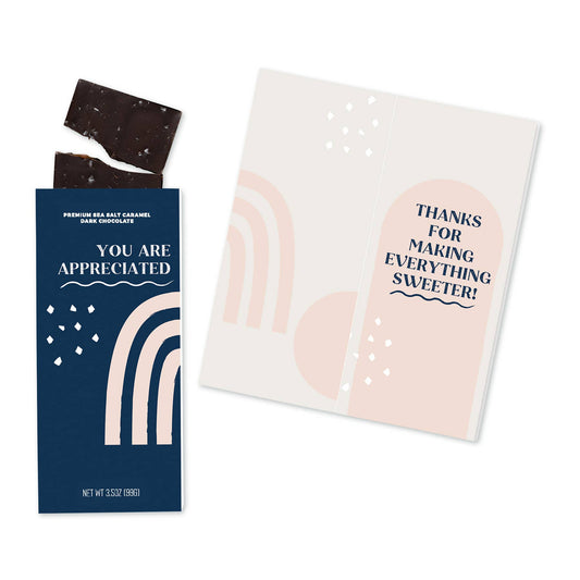 Chocolate-Filled You are Appreciated Greeting Card