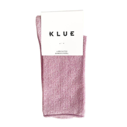 KLUE Glitter Lurex socks in eco-friendly Lyocell | Pink