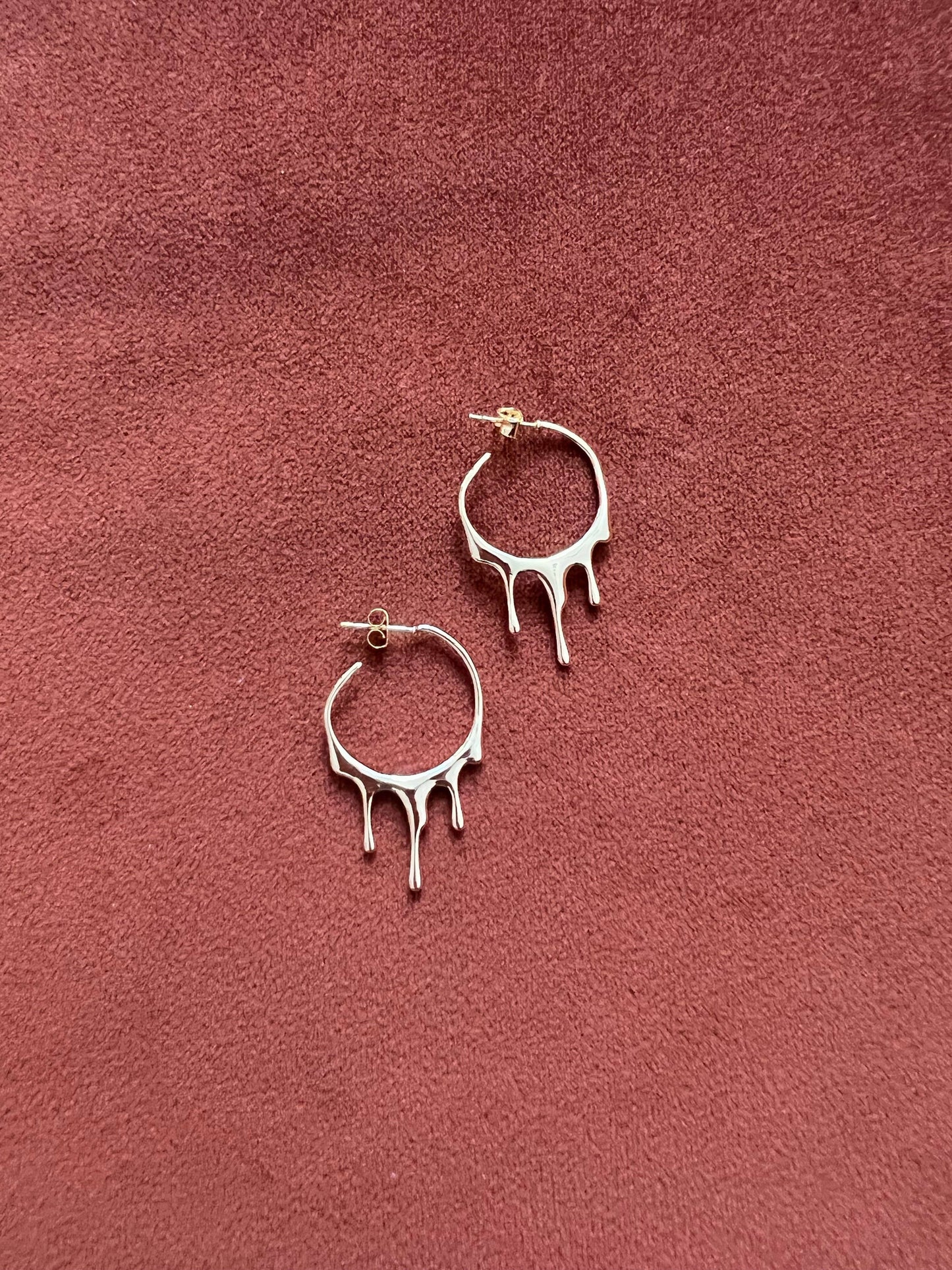 Drip Earrings with Stainless Steel Stud