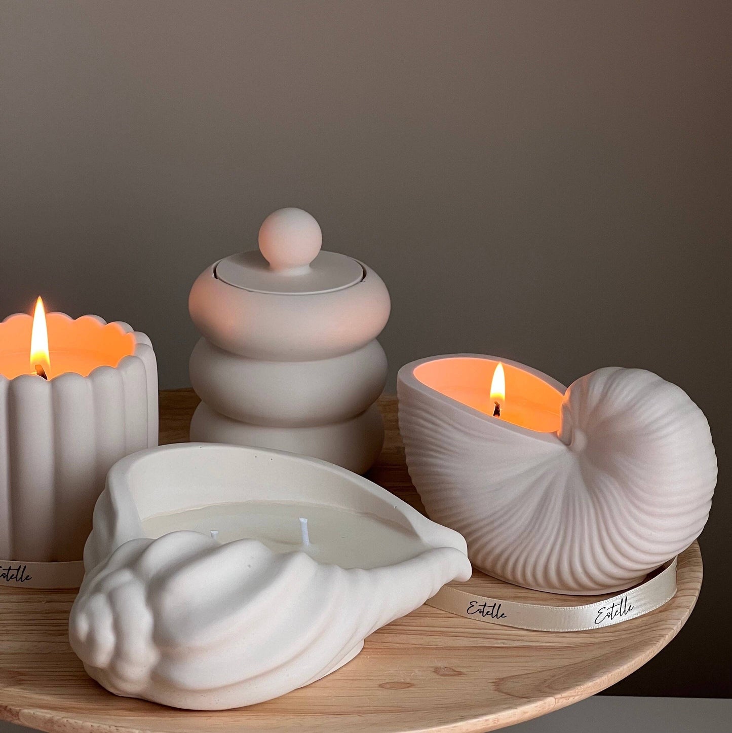 Donut Jar Soy Wax Wood Wick Candle