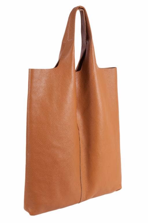 Leather University Shopper Bag with Extra Coin Pocket