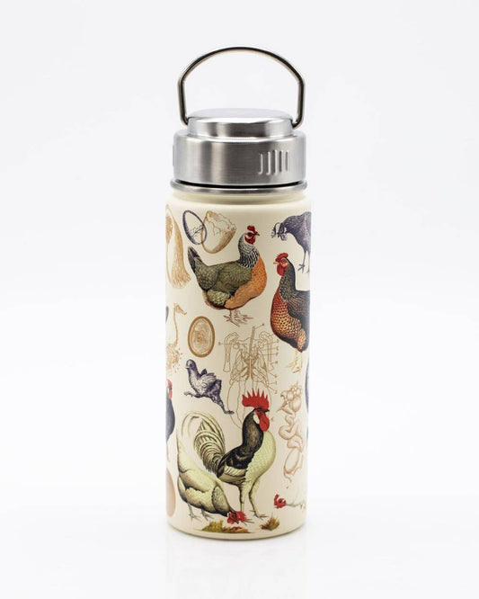 Poultry Science: Chickens 18 oz Steel Bottle (Case of 4)