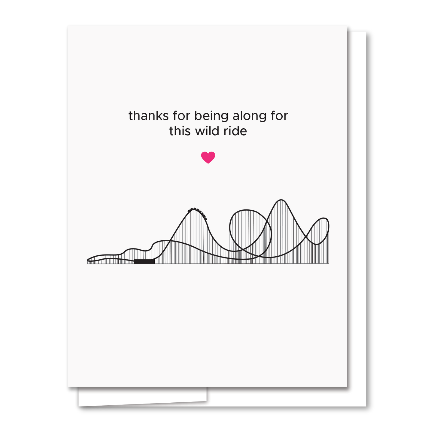 Wild Ride - Letterpress Funny Love Card