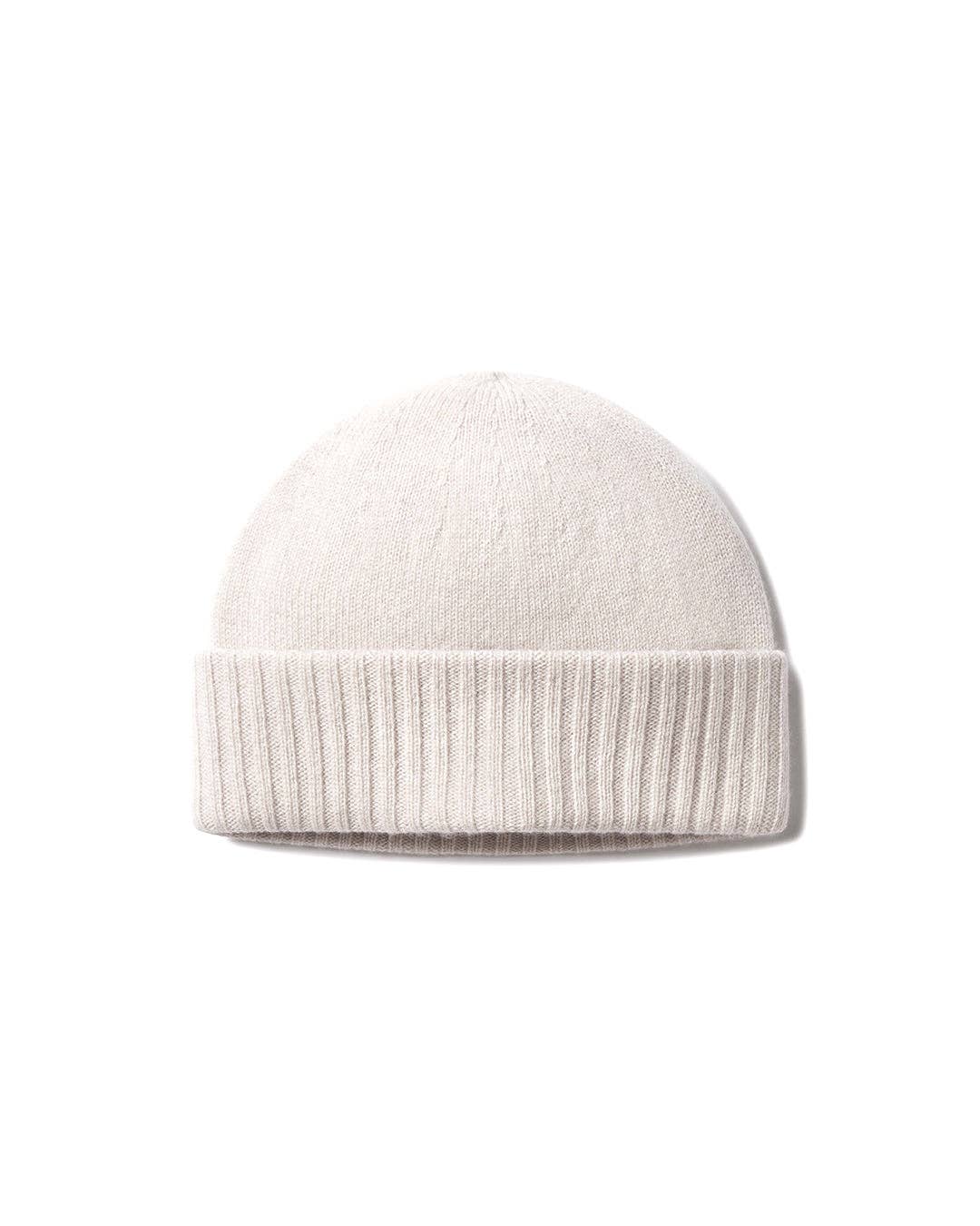 Cashmere Ribbed Hat