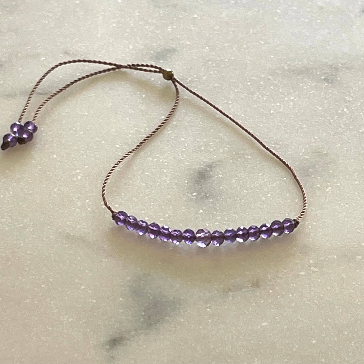 Amethyst Peace Bracelet, Valentine's Day Gift for Her
